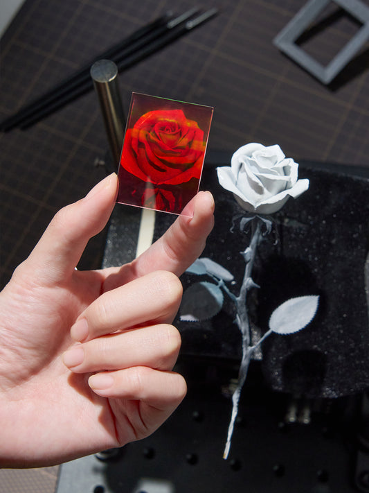 Holographic Rose | Handmade Eternal Bloom