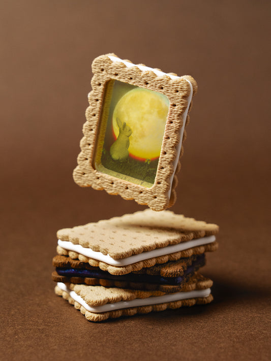 Holographic Moon Rabbit | Handmade Moonlight Keepsake