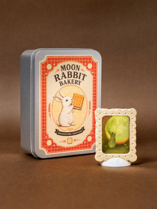 Holographic Moon Rabbit | Handmade Moonlight Keepsake