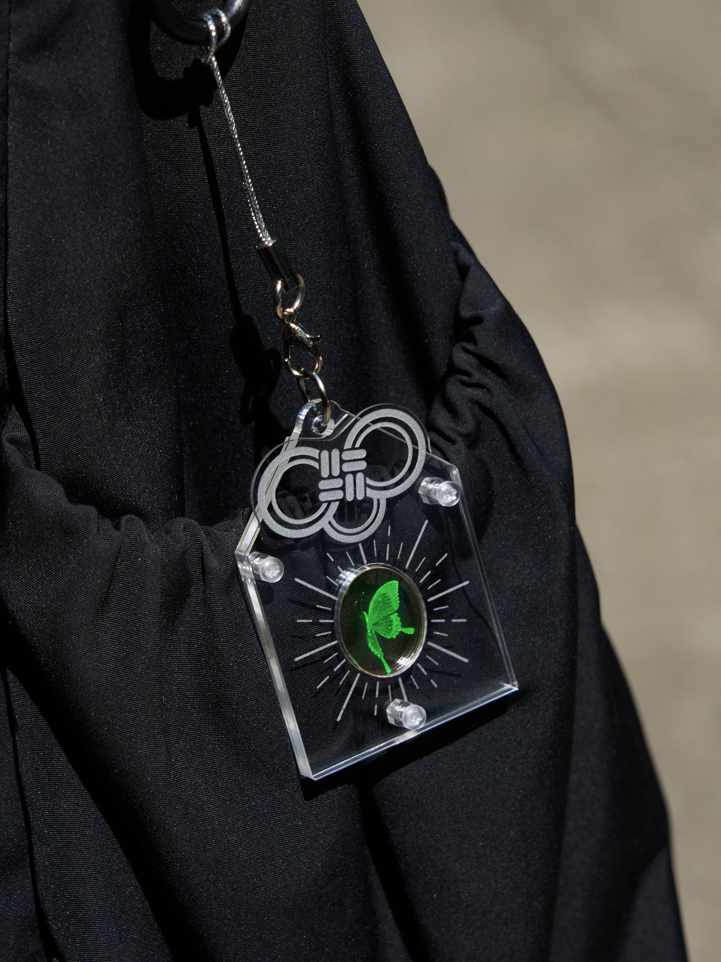 Holographic Butterfly Omamori | Handmade Dream Amulet
